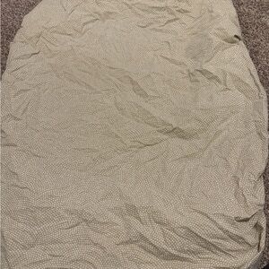 Elegant Cream Dotted Crib Sheet